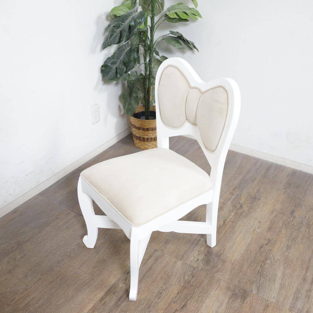 フォロー割【新品】リボンチェア　姫系　プリンセス