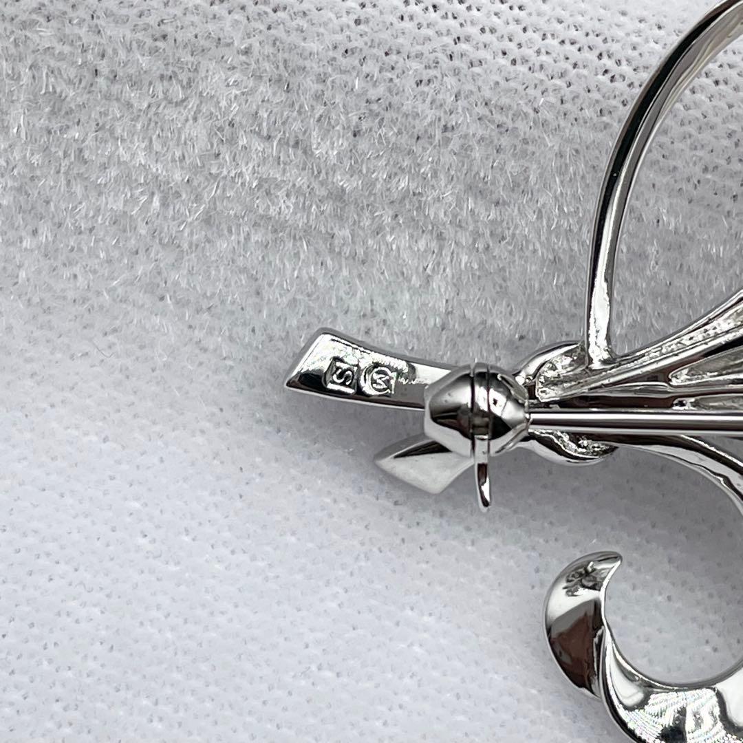 ミキモト アコヤ真珠 パール ブローチ 5.5mm-7.0 mm SILVER