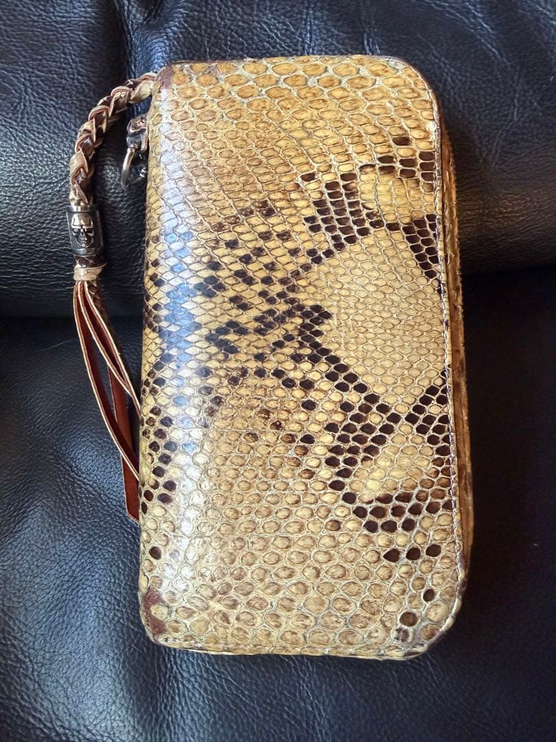 t*s様 アルズニ　長財布　フルパイソ　ラウンドファスナー　激渋　ライダース