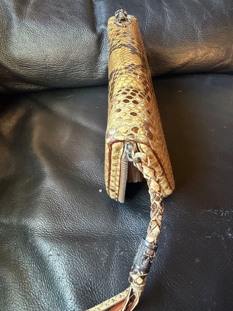 t*s様 アルズニ　長財布　フルパイソ　ラウンドファスナー　激渋　ライダース