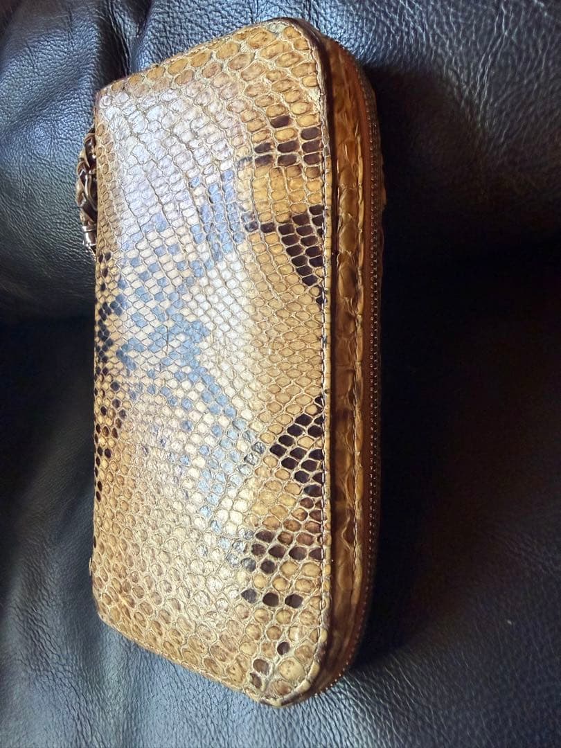 t*s様 アルズニ　長財布　フルパイソ　ラウンドファスナー　激渋　ライダース