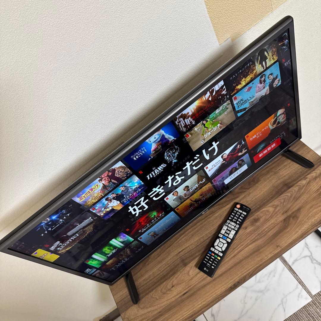 LG 32V型液晶テレビ スマートテレビ YouTube Netflix内蔵