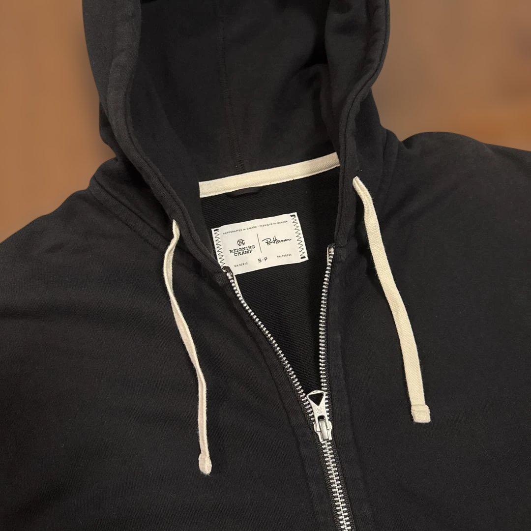 レイニングチャンプ　ロンハーマン別注　ジップアップパーカー　ブラック　S RHC