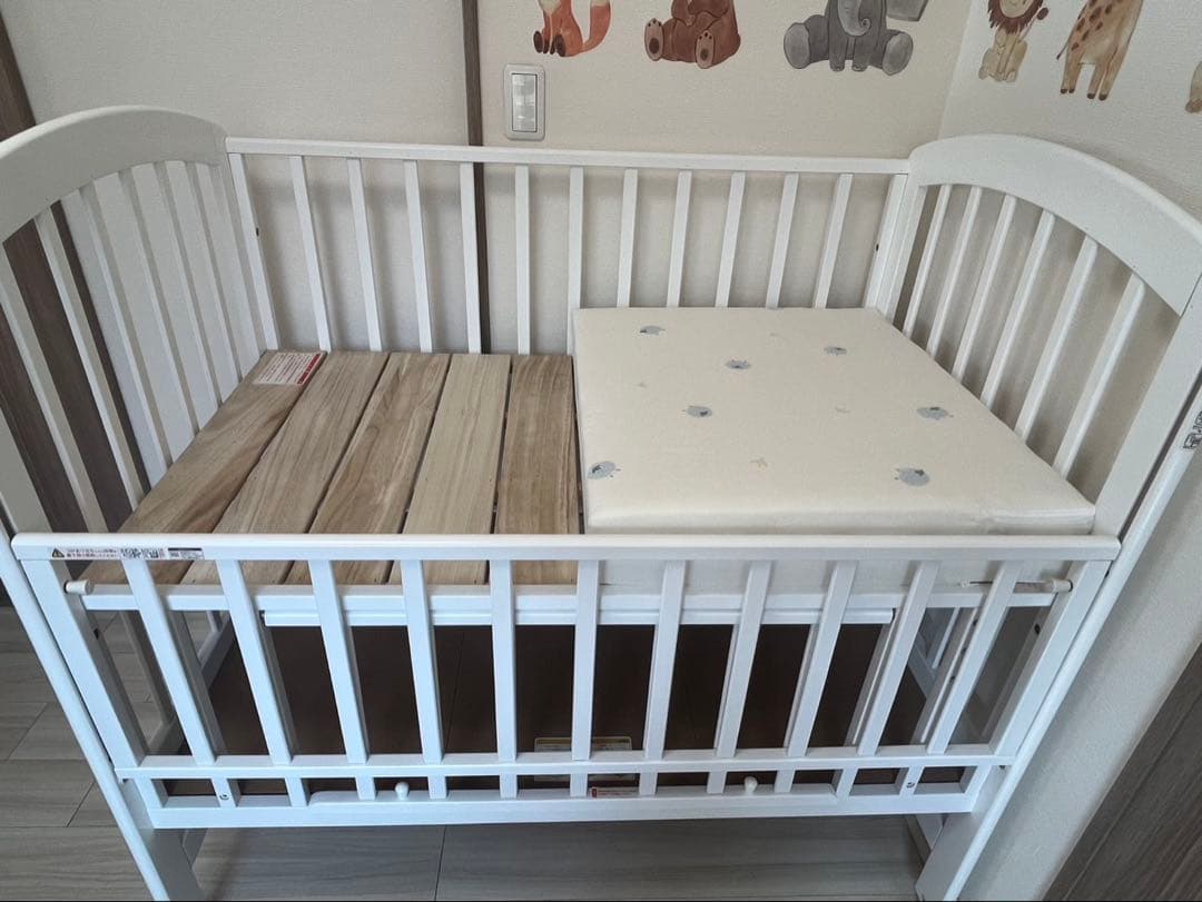 【まーぽんさん専用】カトージ KATOJI ベビーベッド ハイポジション