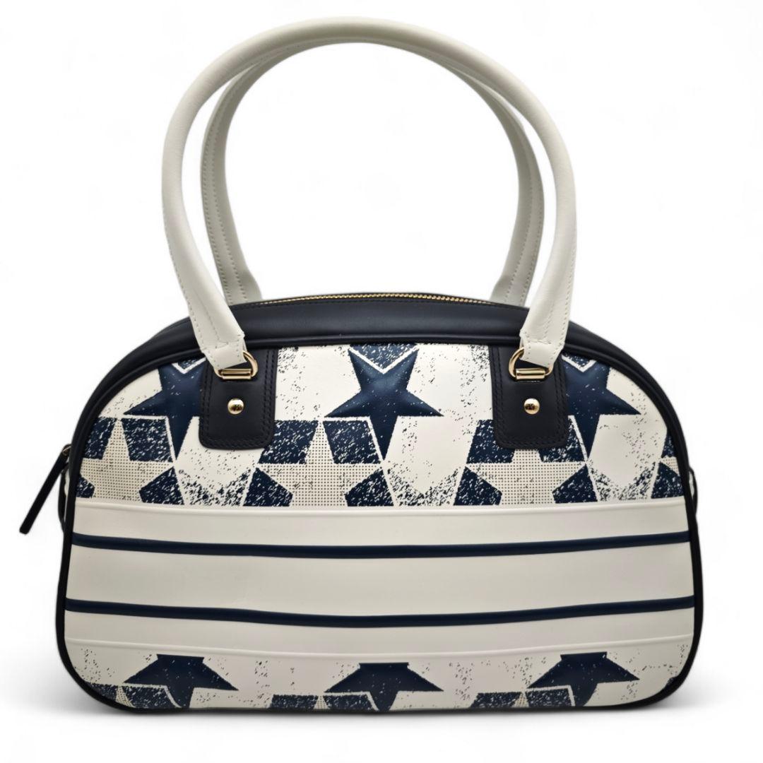 クリスチャンディオール ボーリング ヴァイブ ホワイト ネイビー 1734