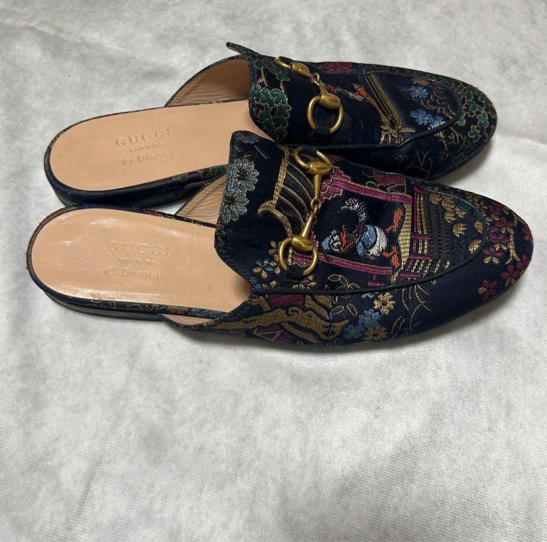 mermaid　　ディズニーコラボ　GUCCI ミュール　24センチ