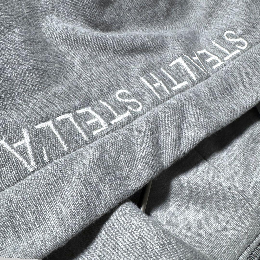 1777◆ステルスステラ 異素材ドッキングパーカー アシンメトリー