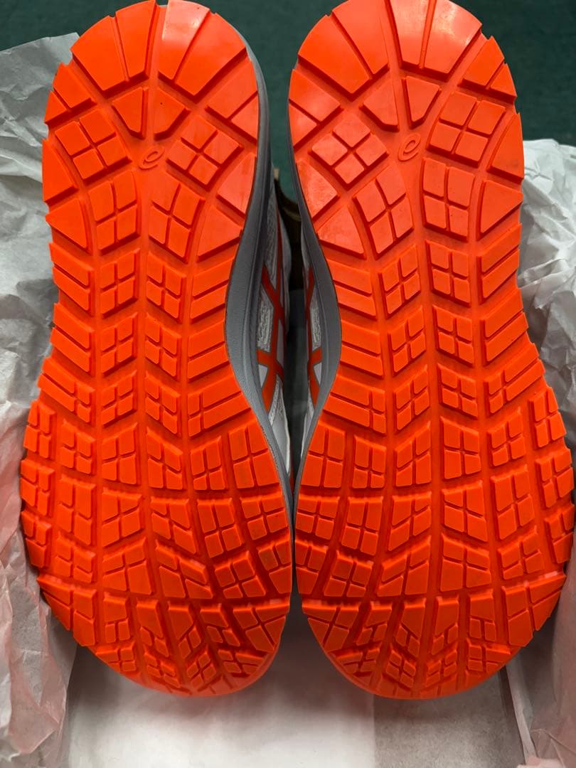 WINJOB CP219 BOA ホワイト/ショッキングオレンジ 25.0cm