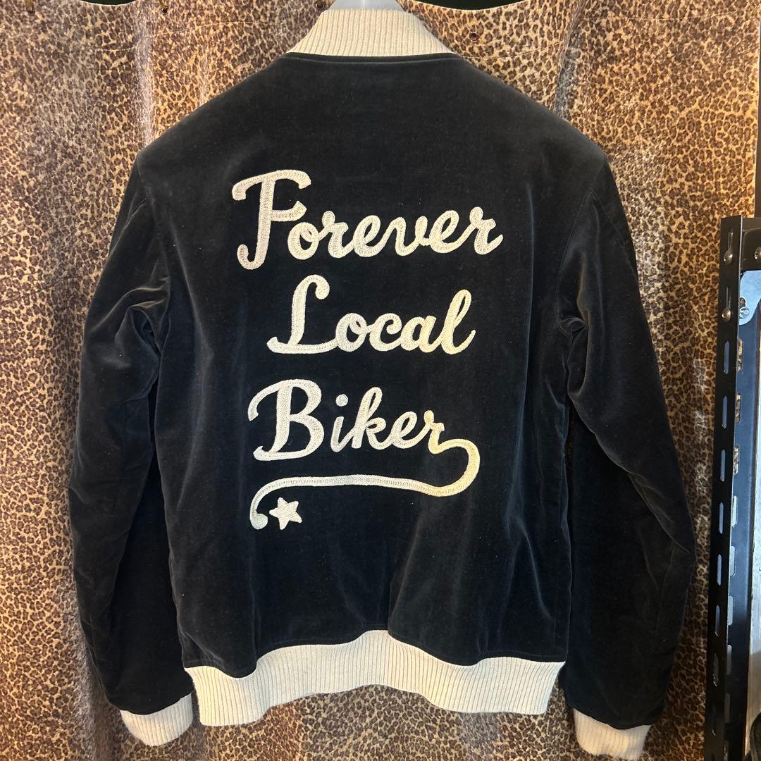 ウエストライド WESTRIDE 黒 両面スカジャン中綿入 サイズ36USED