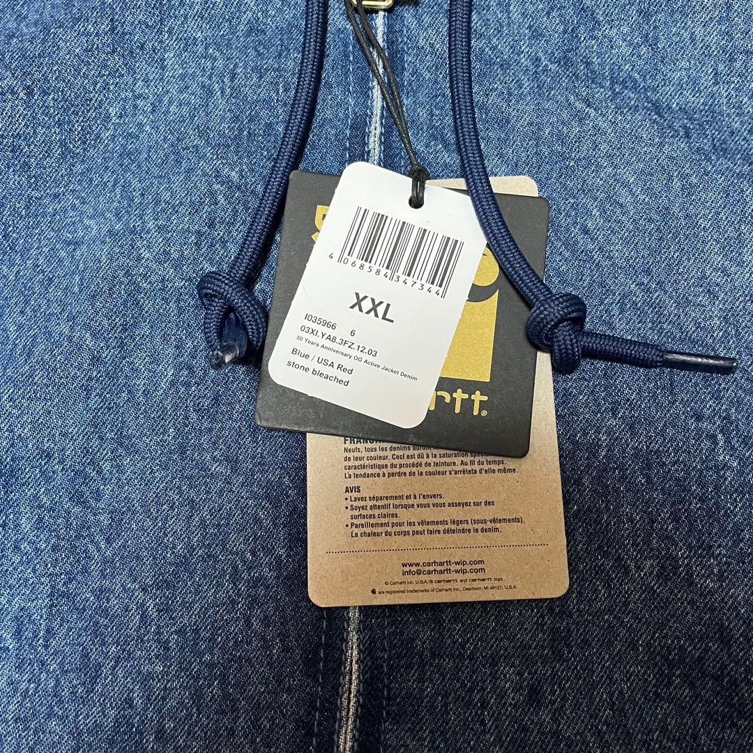 最終価格Carhartt Active Jacket 50th Blue XXL