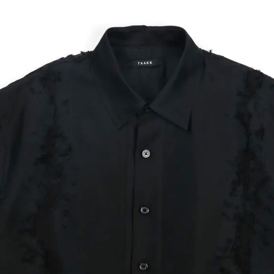 【定価39,600円】ターク/TAAKK カットジャガード シャツ　サイズ2