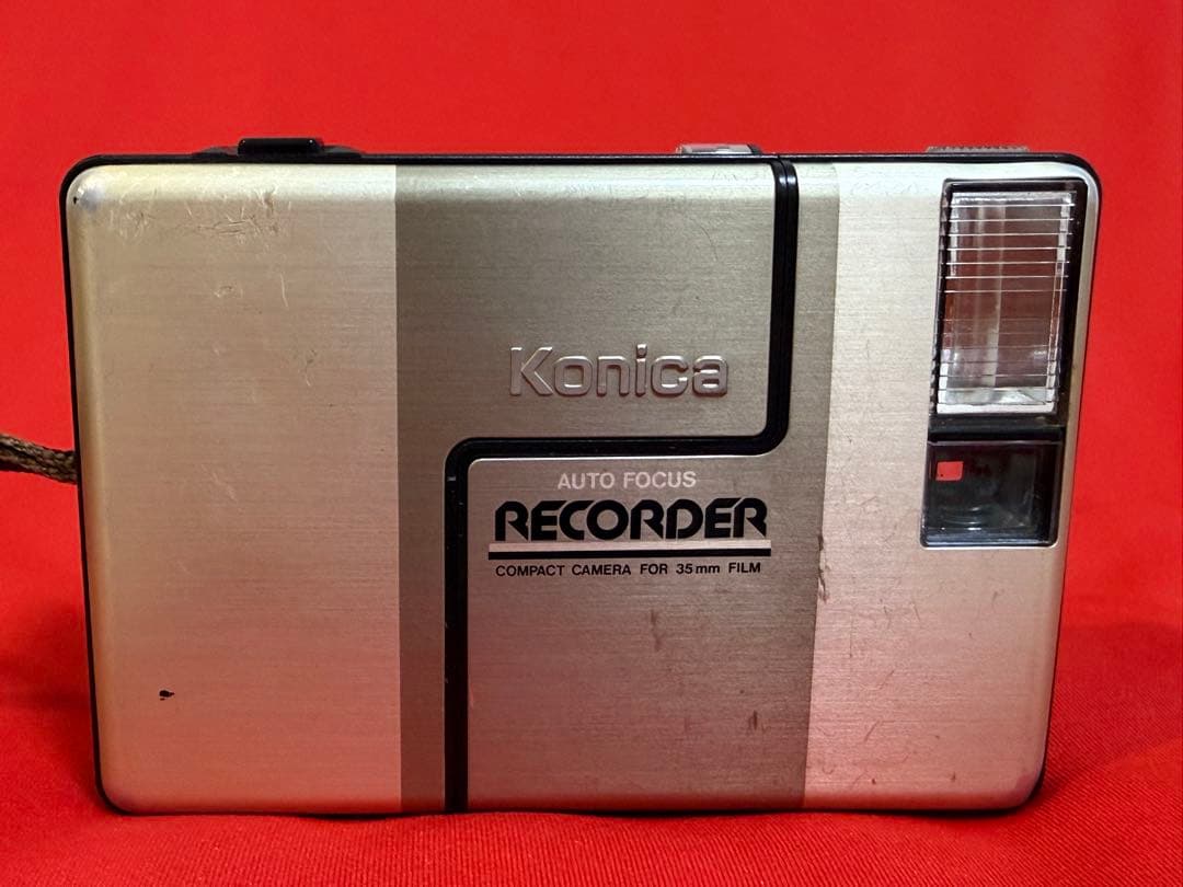 w*4様 ジャンク品扱 ★☆ KONICA コニカ RECORDER フィルムカ
