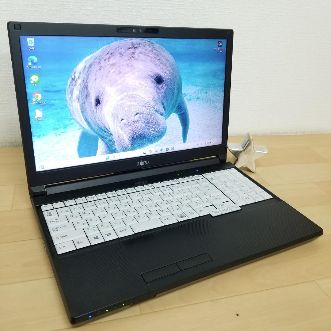 期間限定 新品SSD第8世代 Win11 即使用可ノートPC 富士通(E0472