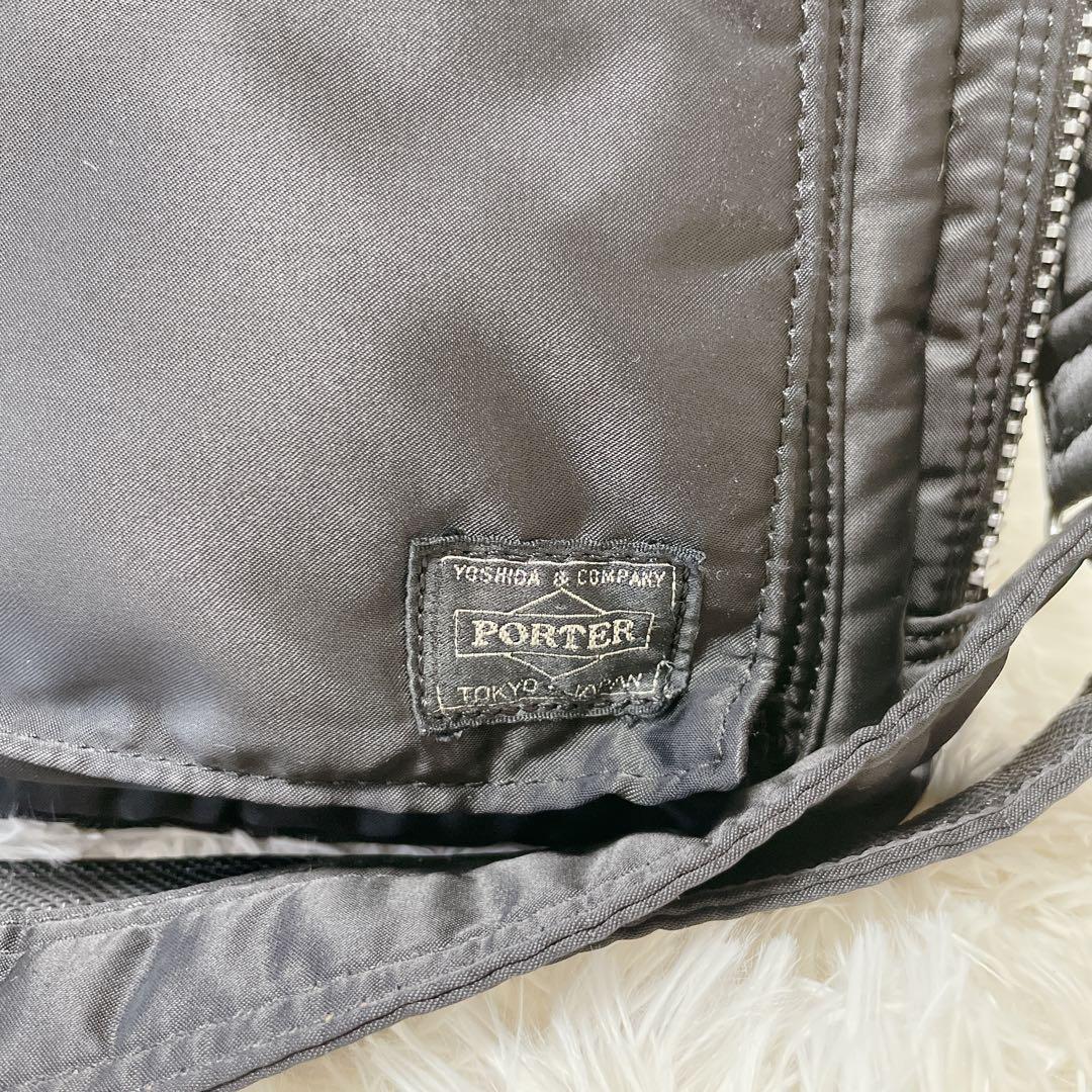 美品 PORTER タンカー 2way ブリーフケース ラウンドジップ