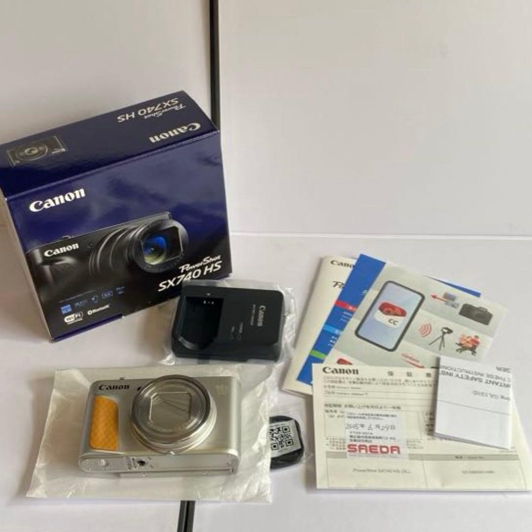 新品級　保証一年　 Canon PowerShot SX740 HS シルバー