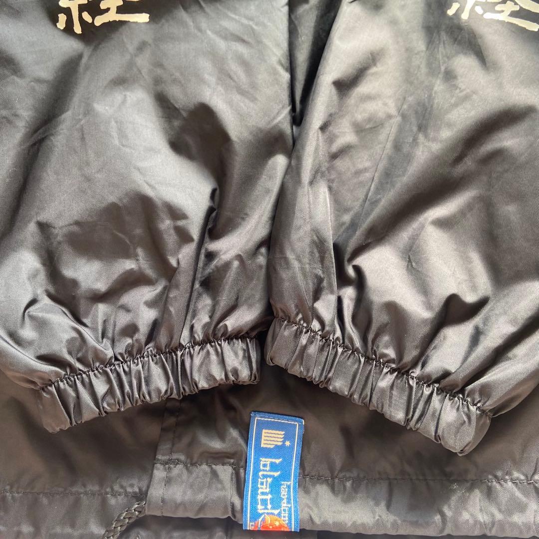 【美品】BLACK MEANS ブラックミーンズ コーチジャケット 般若心経 L