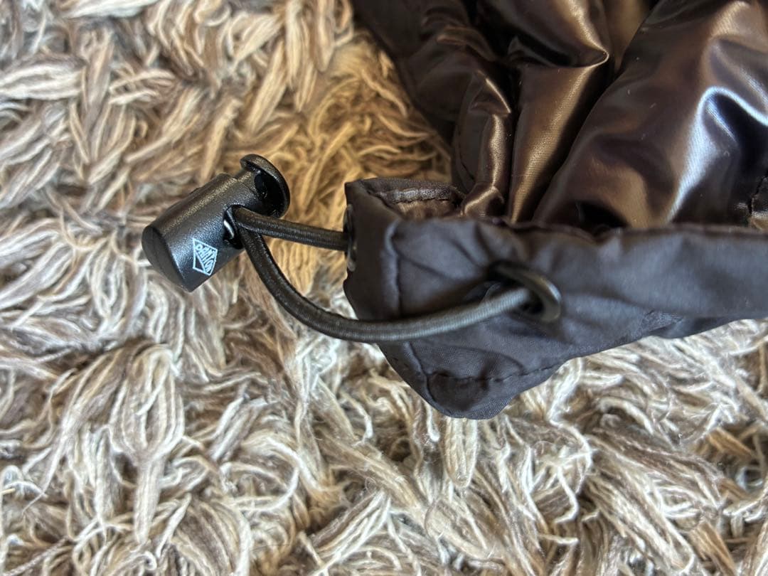 DANTON ナイロンタフタ ノーカラーインナーダウンジャケット