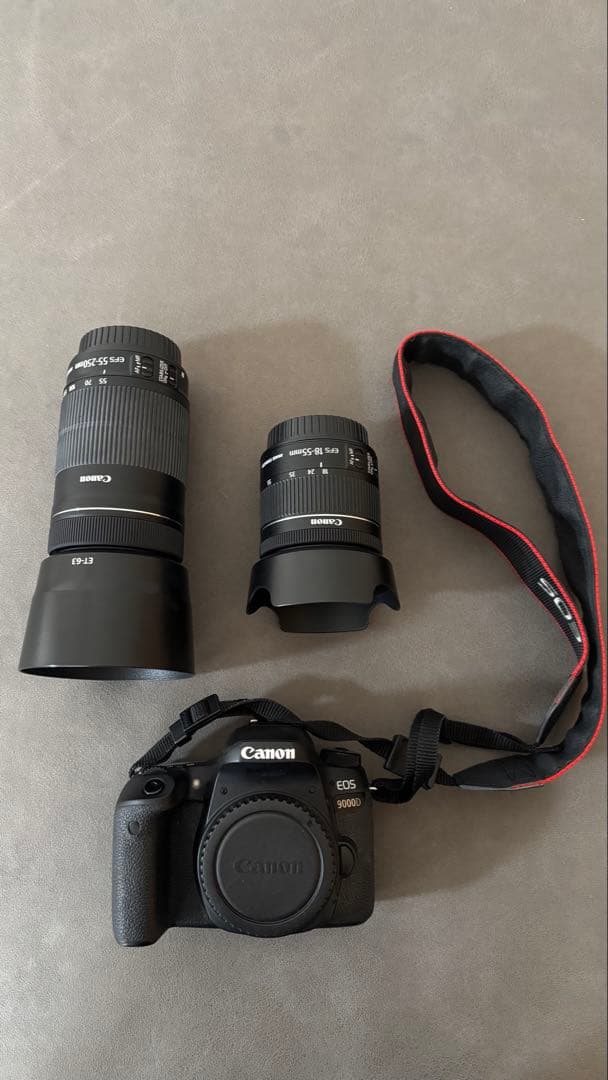 Canon EOS 9000D ダブルズームキット＋バッグ付き｜動作良好・美品