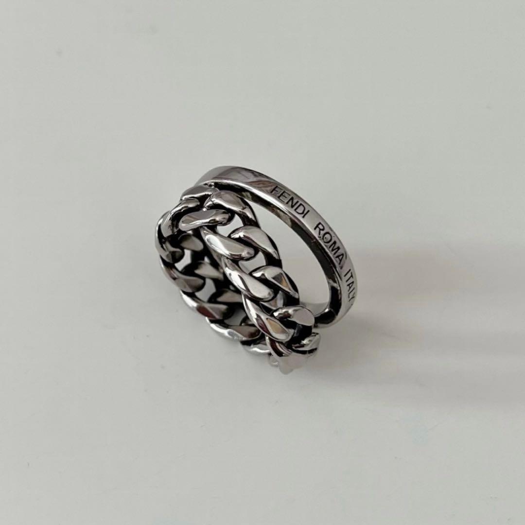 〖超美品〗FENDI シグネチャー リング S 目黒蓮さん着用