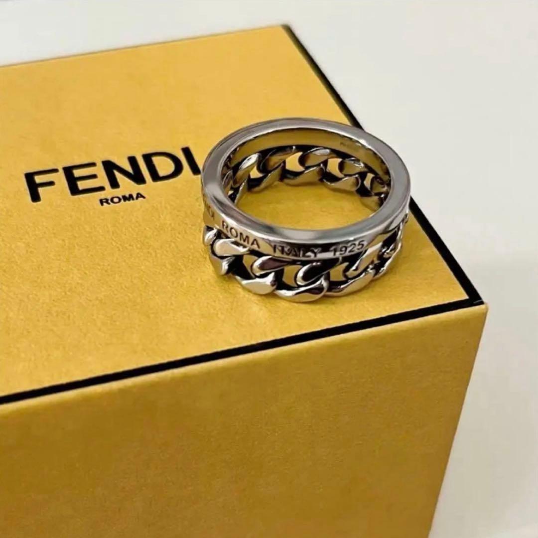〖超美品〗FENDI シグネチャー リング S 目黒蓮さん着用
