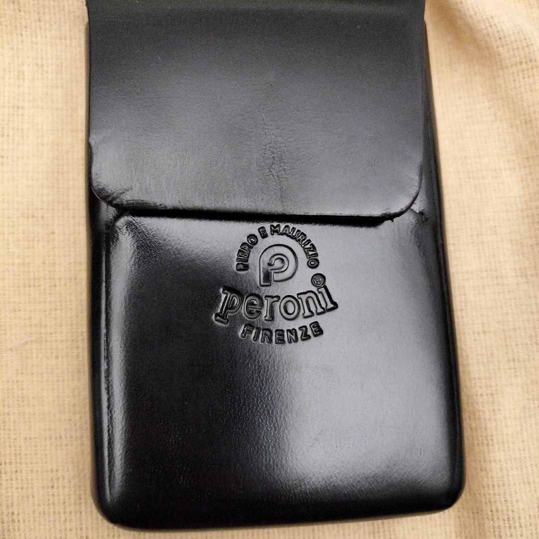 【新品・未使用品】ペローニ 名刺入れ ブラック