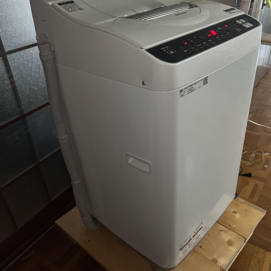 SHARP 電気洗濯乾燥機 ES-TX5EJ-W 2020年製