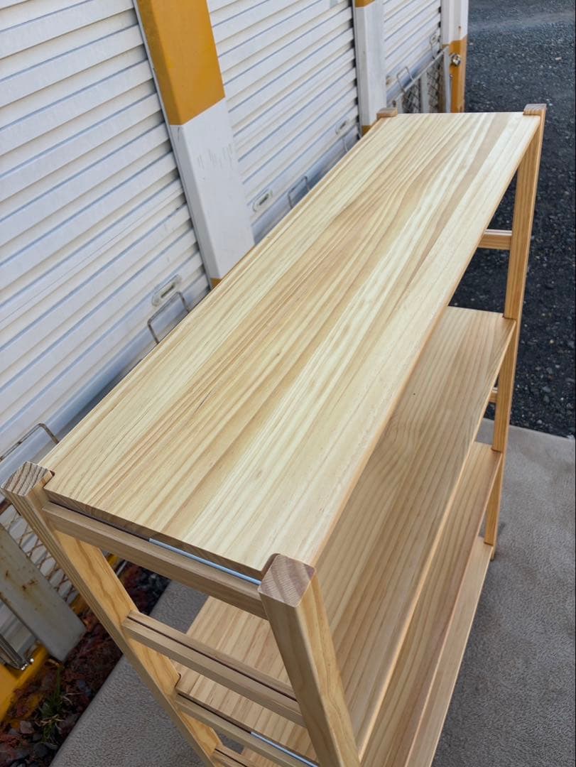 MUJI 無印良品 パイン材ユニットシェルフ 幅86cm 奥行き25cmタイプ