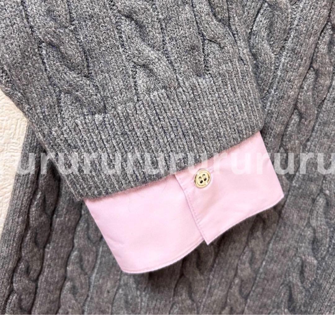 完売カラー★新品タグ付★JUSGLITTY レイヤードケーブルミニワンピース