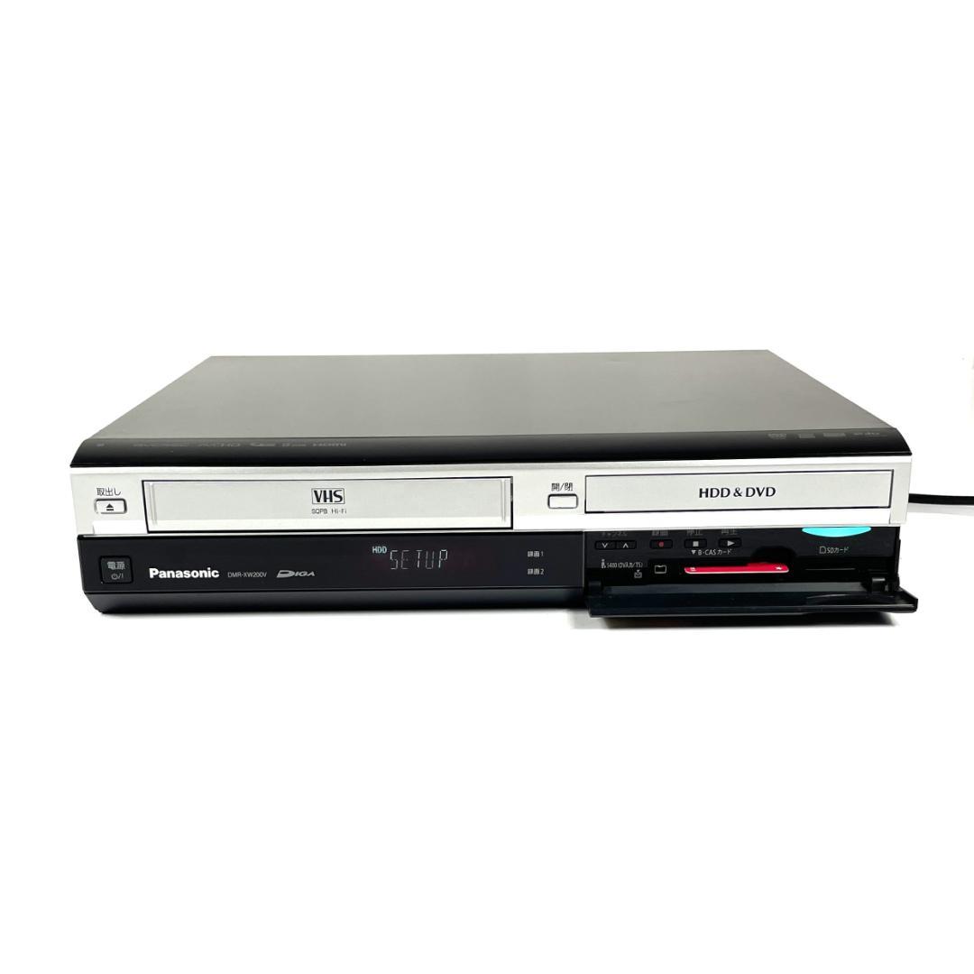 パナソニック DMR-XW200V DVDレコーダー VHSビデオ一体型
