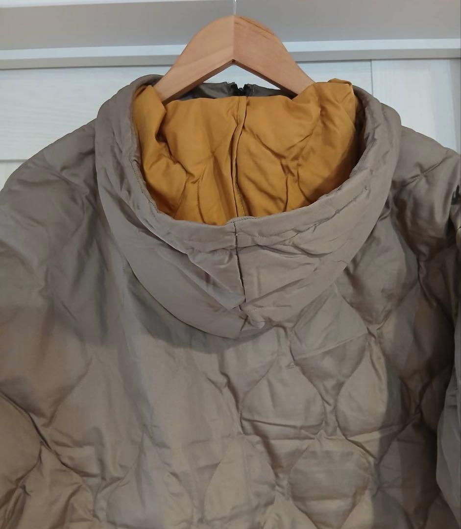 【新品未使用】TAIONタイオン　ミリタリー ダウンパーカー　M ライトモカ