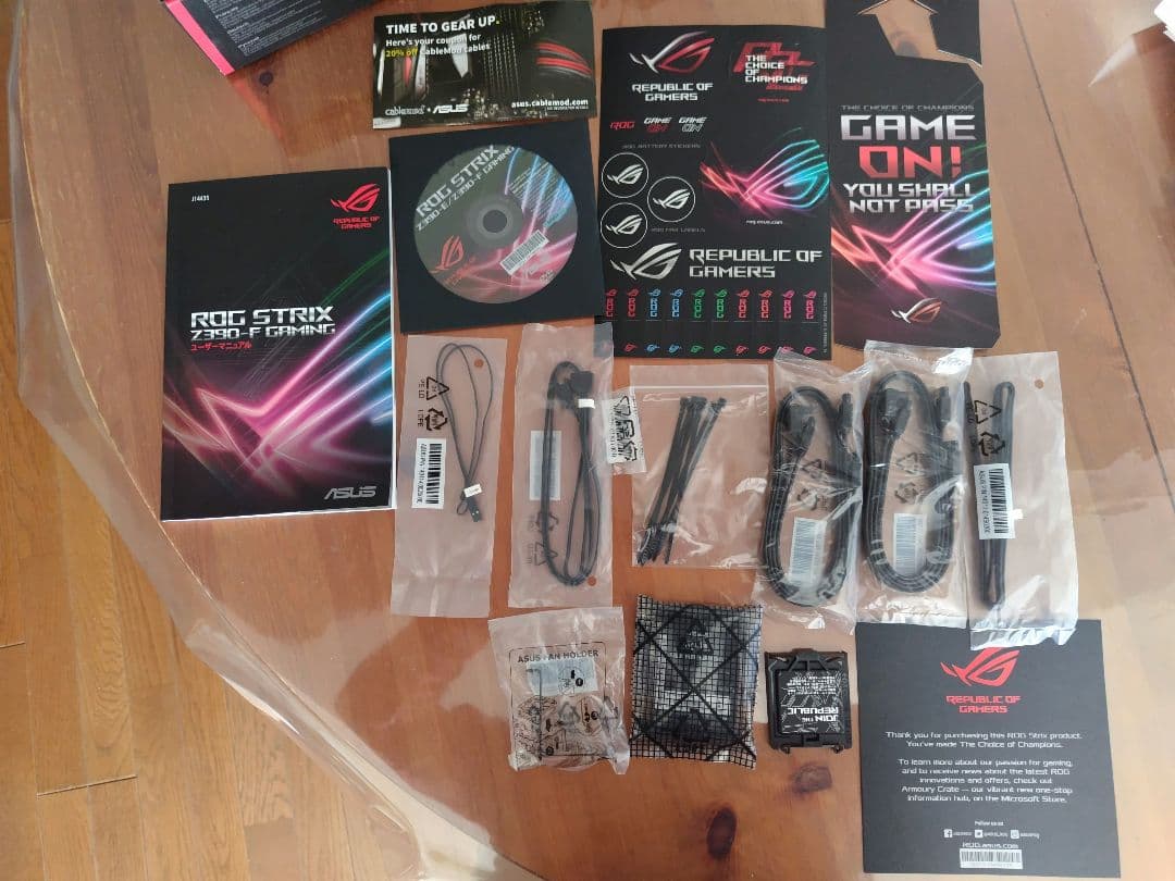 ASUS ROG STRIX Z390-F GAMING 本体、CPU他セット