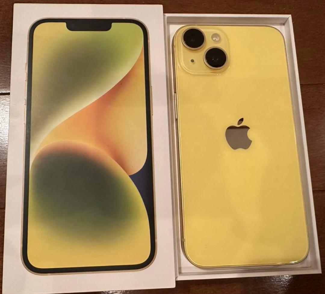 超レア‼️ 希少!! 美品 iphone 14 128gb イエロー