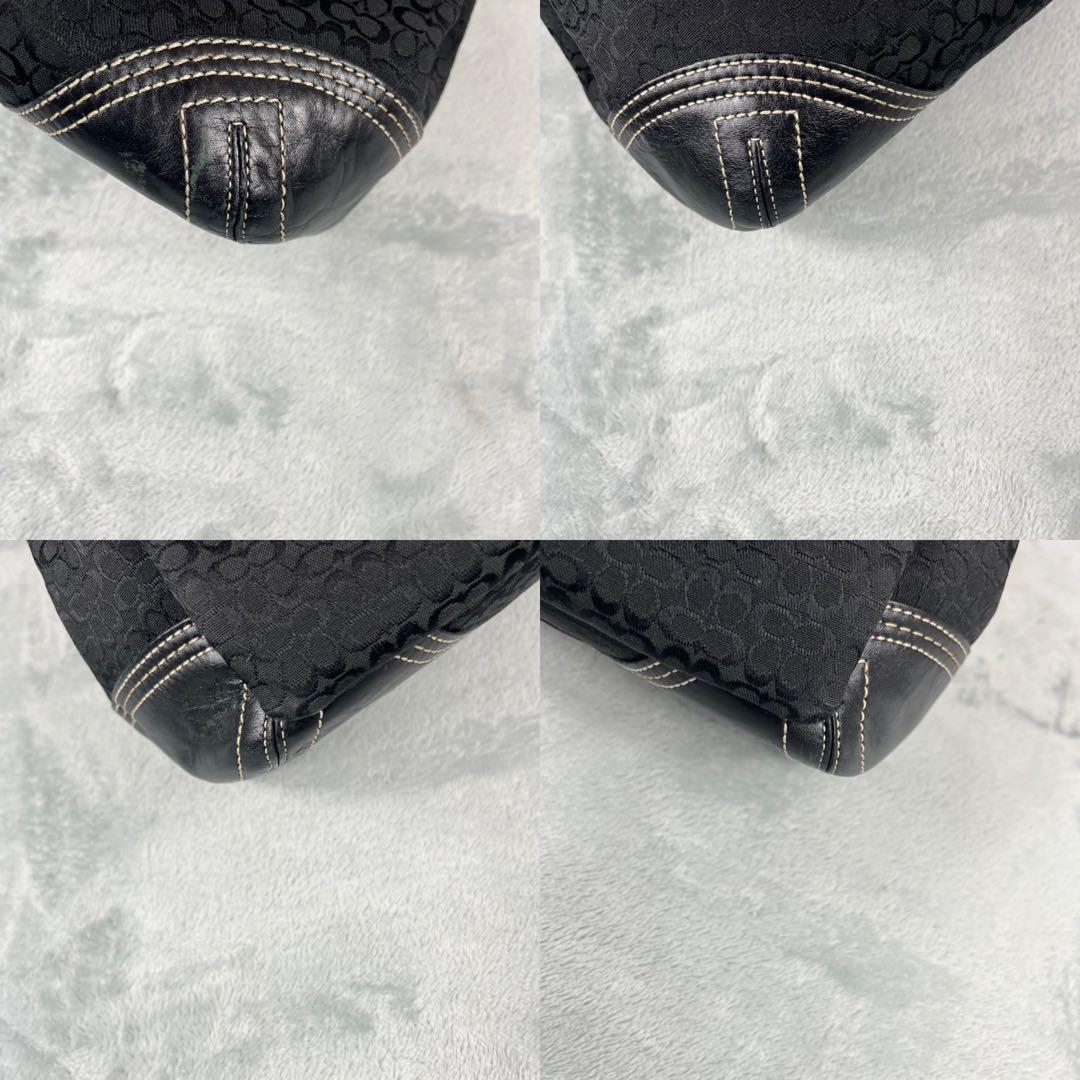 バッグ Coach Signature Soho Hand Bag Black