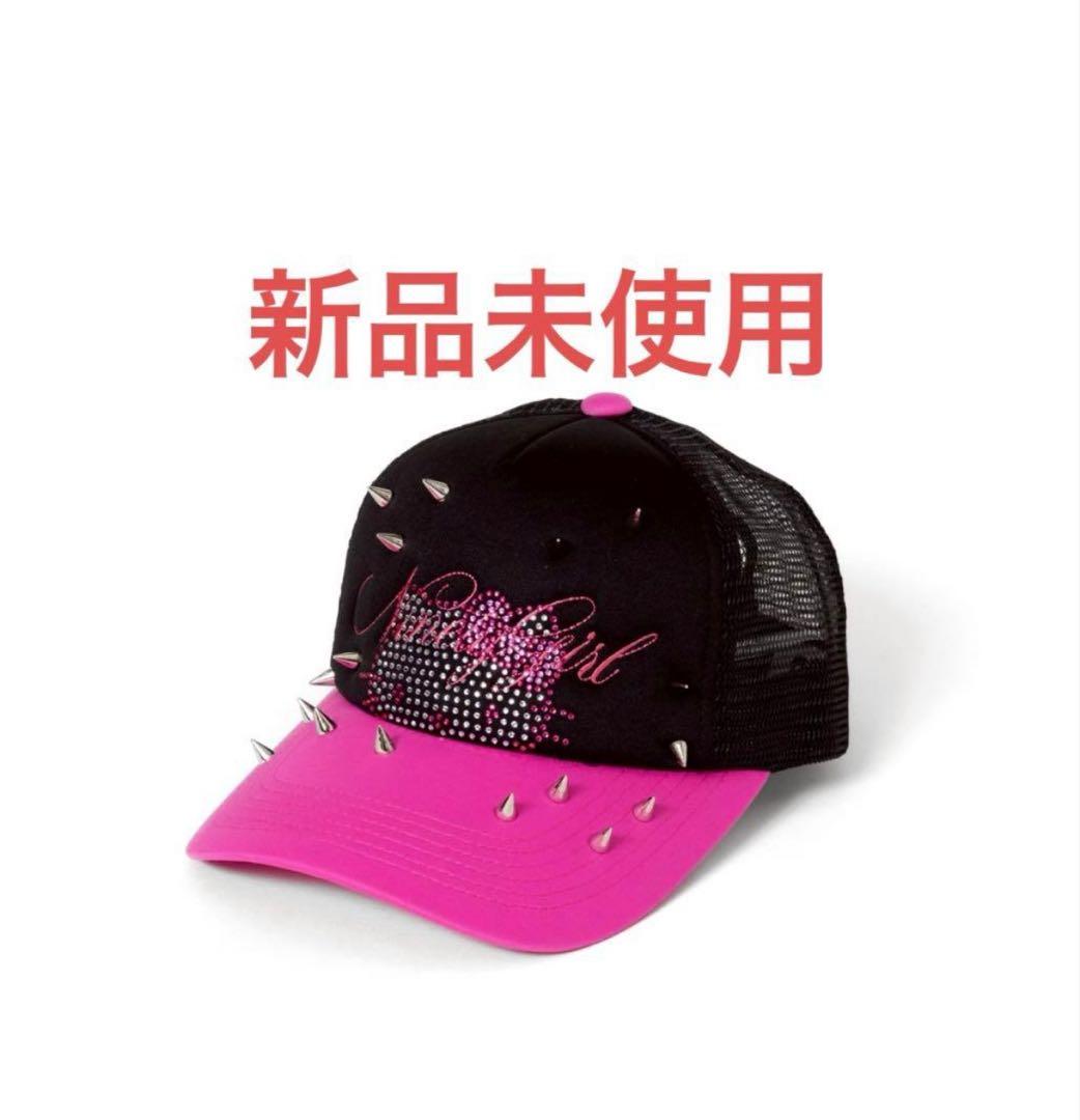 9090 girl×HELLO KITTY Studded Mesh Cap