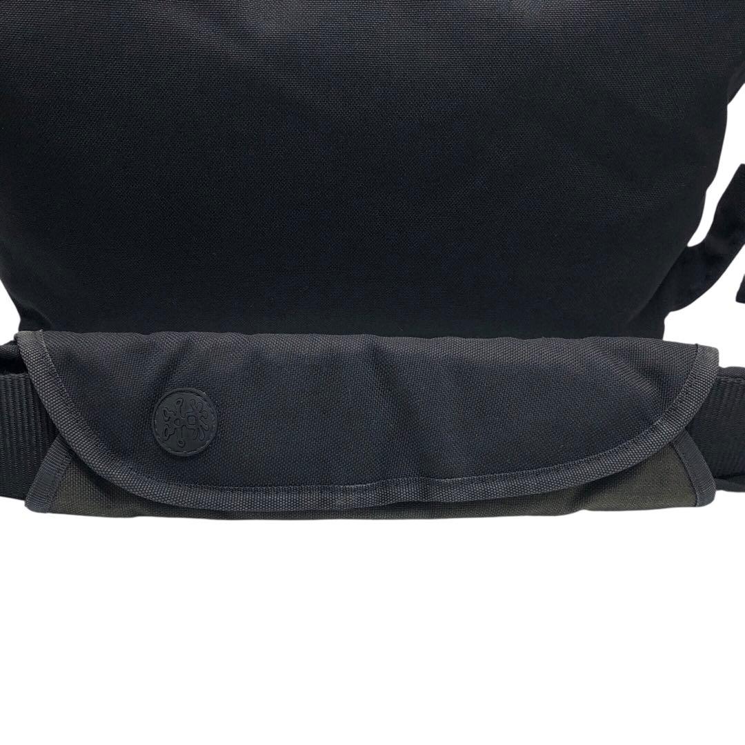 美品 CRUMPLER クランプラー メッセンジャーバッグ 黒 大容量 斜め掛け
