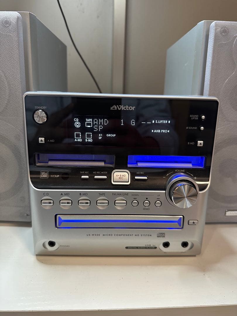 希少品！Victer CA₋UXW500 スピーカー2個 リモコン付