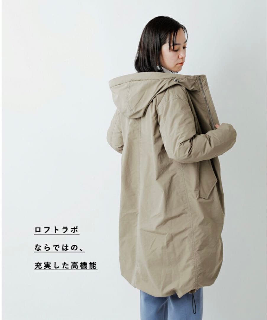 SALE★新品★ ロフトラボ フーデッド ダウンコート ミフュー