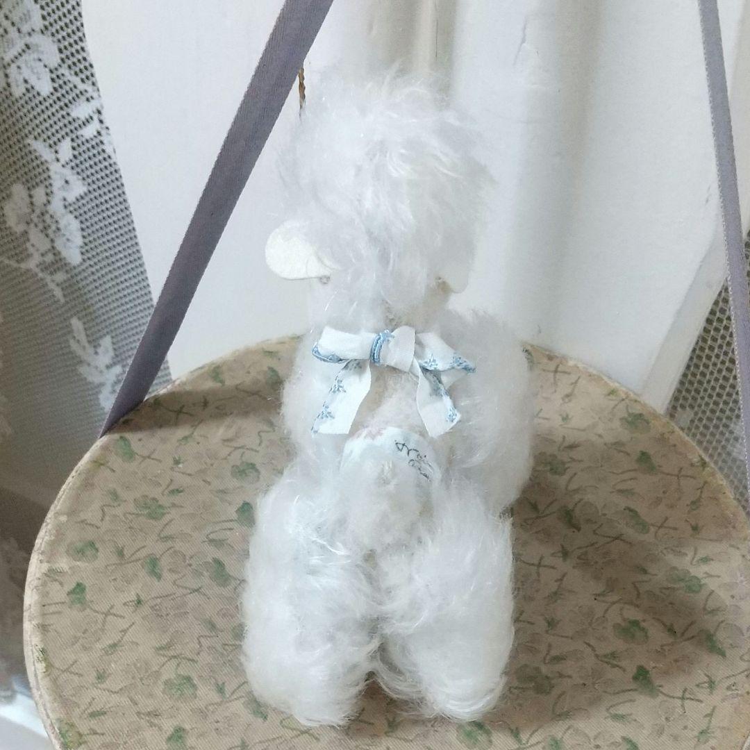 ♡野ばら社作家ぬいぐるみ作家ベア白プードルアーティストベアわんこ犬