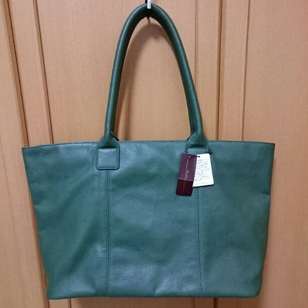 アルフレッド・バニスター レザートートバッグ 新品未使用タグ付き グリーン