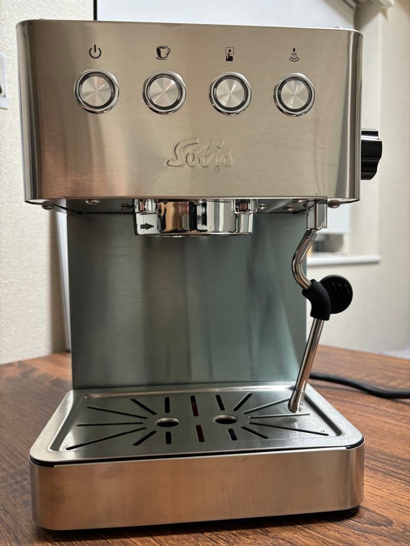 Solis エスプレッソマシン ステンレススチール