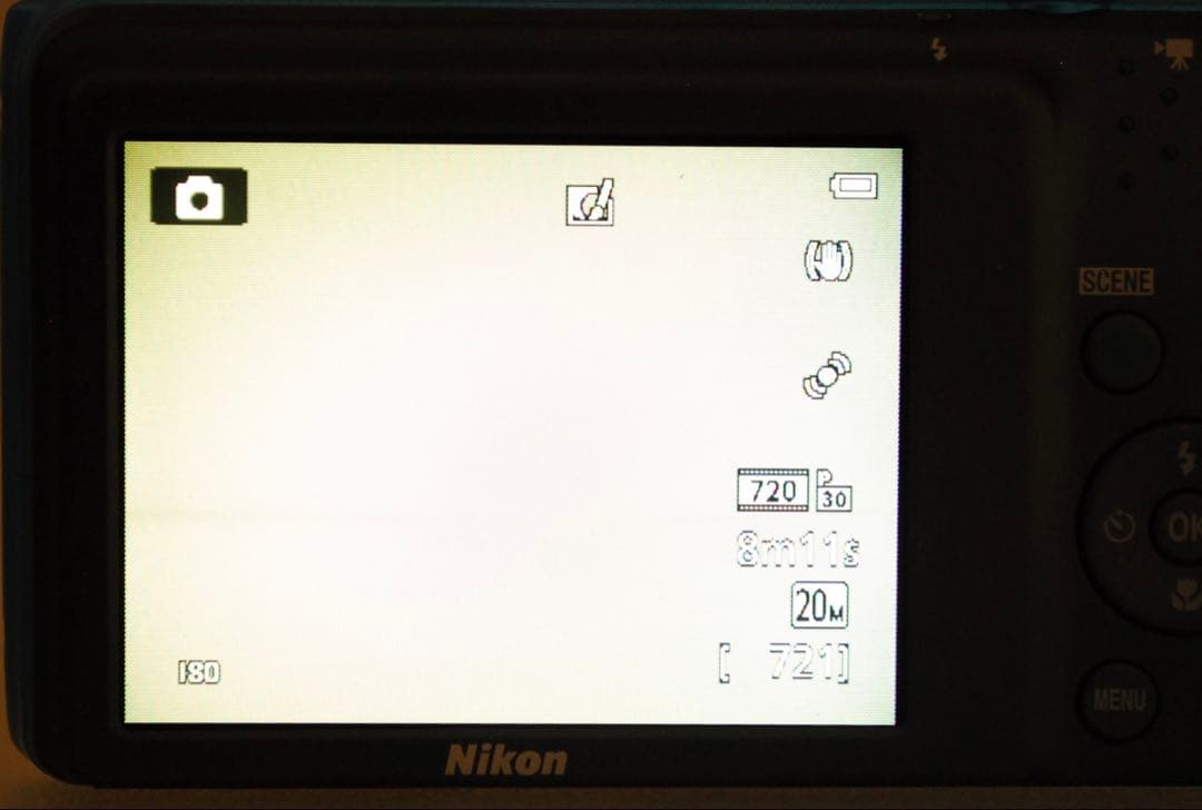 Nikon COOLPIX S3500 ❤️スマホ転送 動作確認済 ブルー ニコン