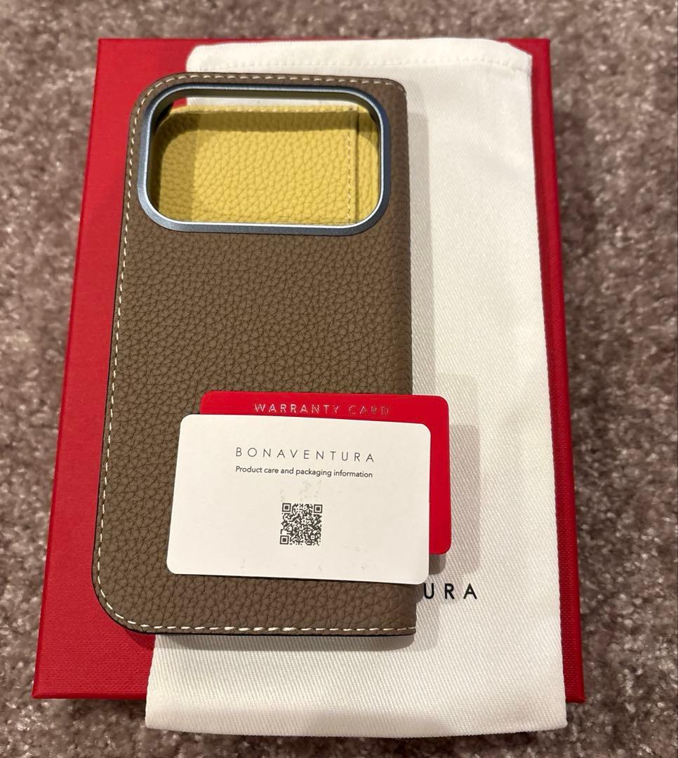 新品未使用BONAVENTURAボナベンチュラiPhone17proスマホケース