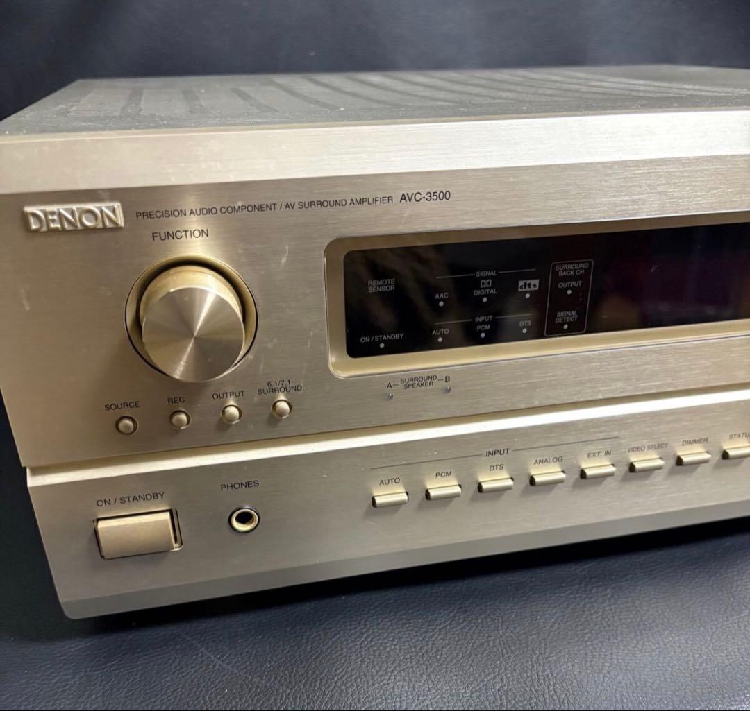 【通電確認済】DENON AVC-3500 プリメインアンプ シルバー