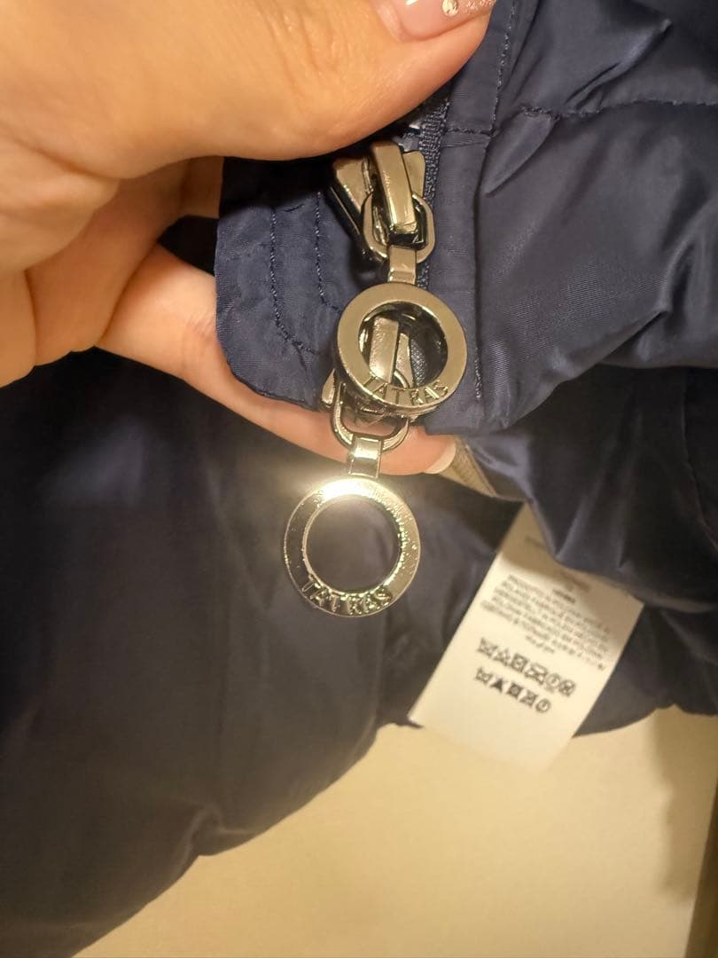 タトラス　ダウンジャケット　TATRAS ネイビー　極暖　ショートダウン