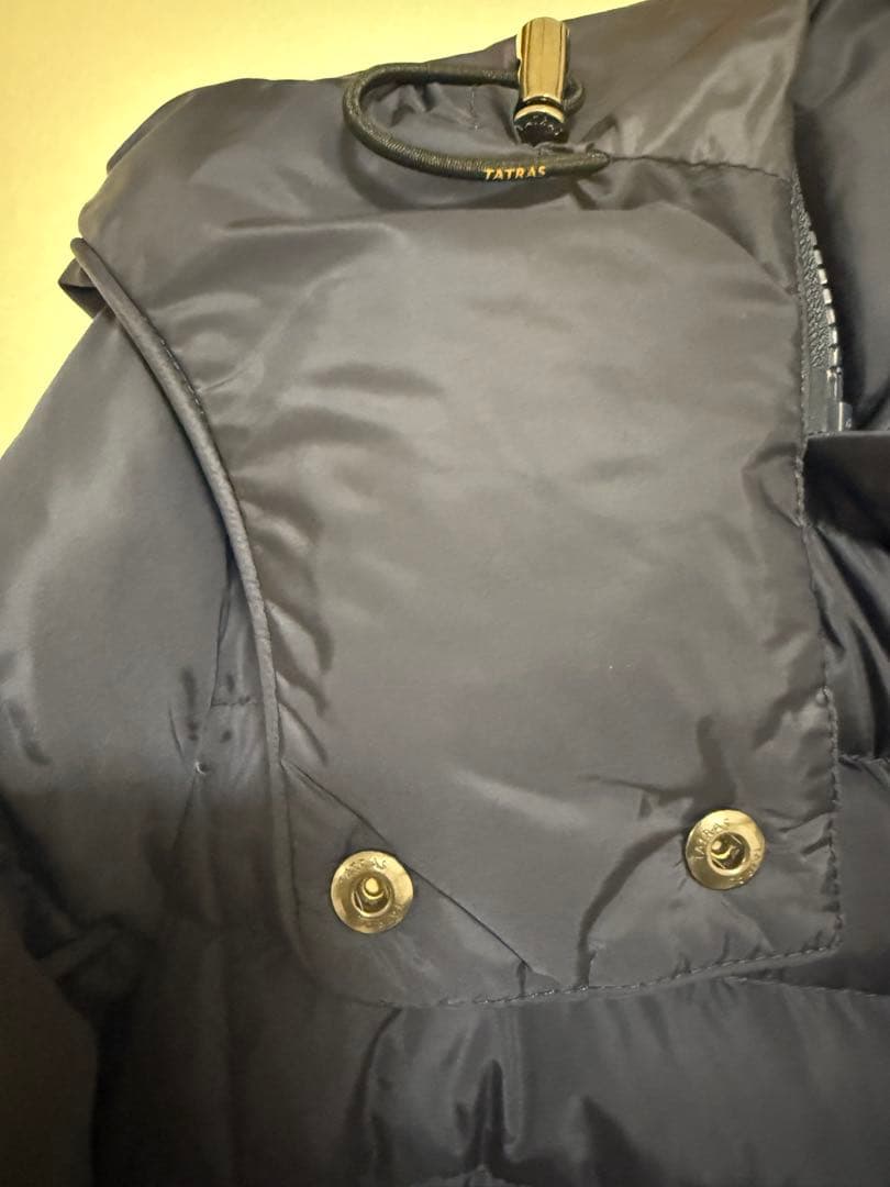 タトラス　ダウンジャケット　TATRAS ネイビー　極暖　ショートダウン