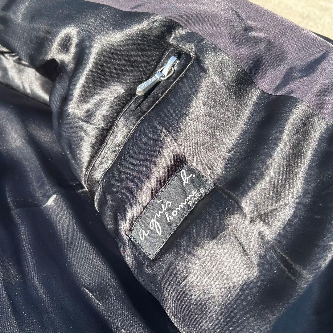 希少 agnes b. HOMME jacket ハの字 ブラックArchive