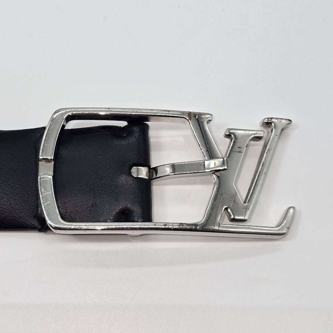 鑑定済　サンチュールネオグラムベルト　85センチ M6058　ブラックレザー