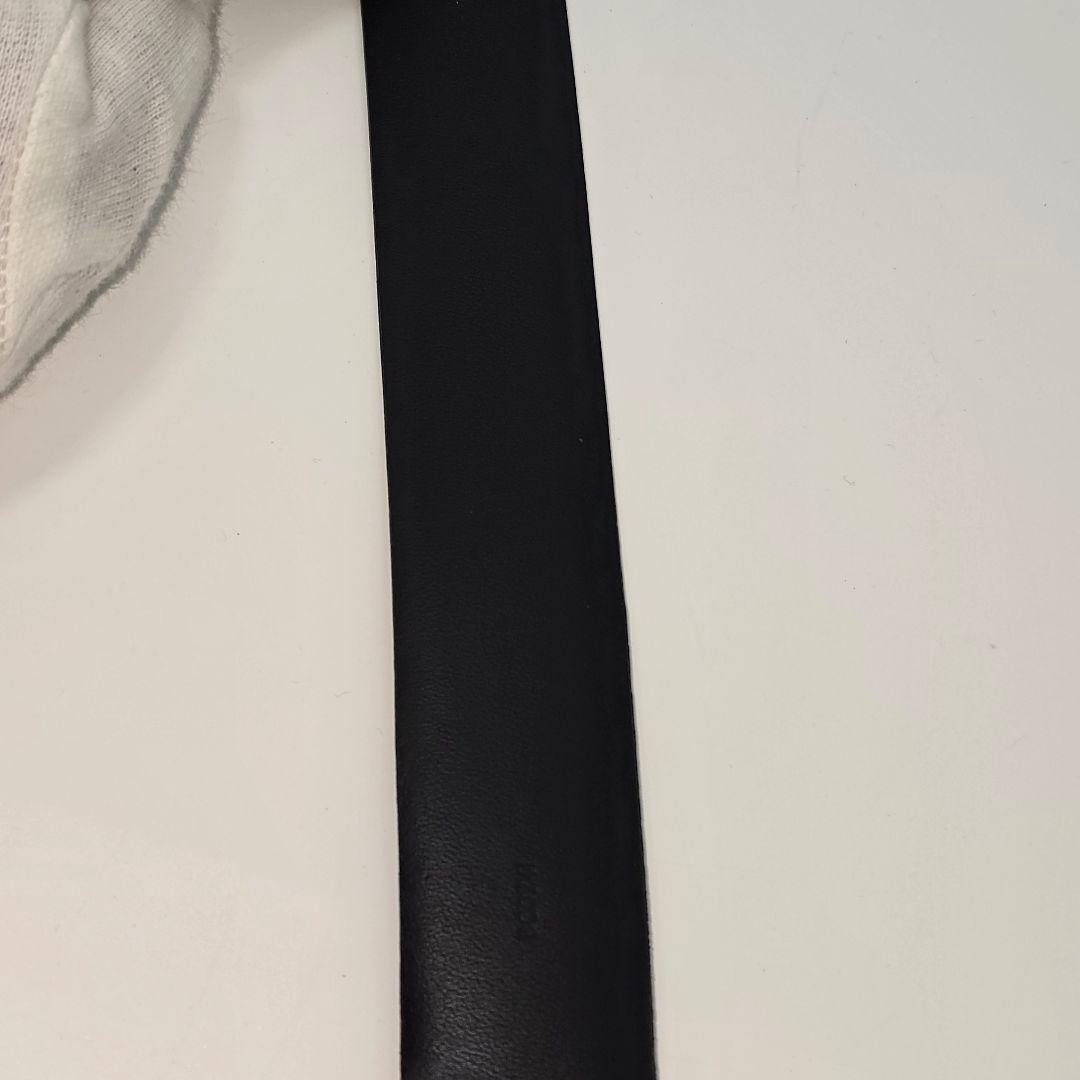 鑑定済　サンチュールネオグラムベルト　85センチ M6058　ブラックレザー