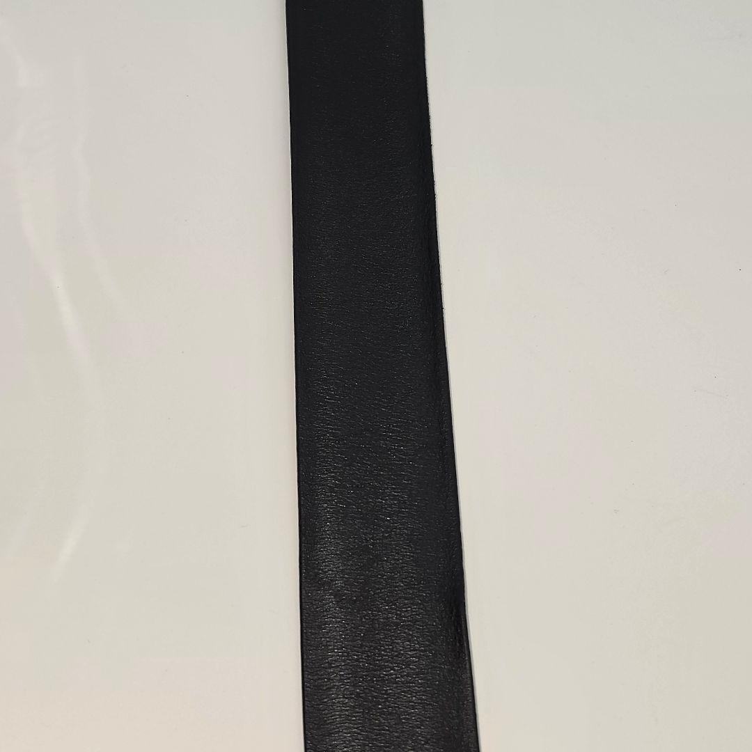 鑑定済　サンチュールネオグラムベルト　85センチ M6058　ブラックレザー