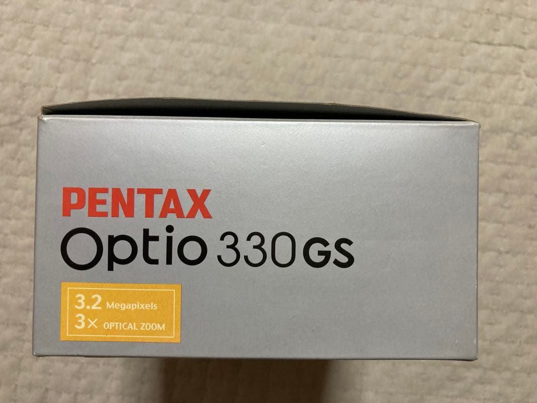 PENTAX Optio330GS 自撮りもできるコンデジカメラ箱有り　三脚付き